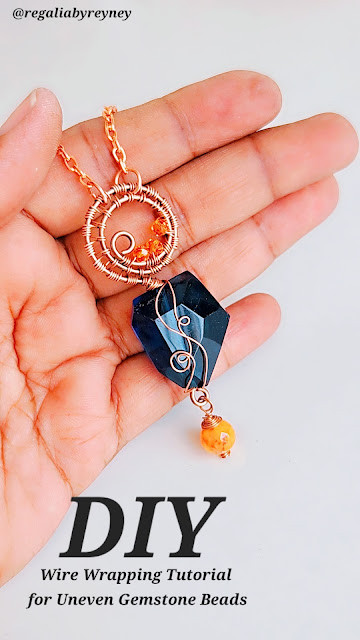 Wire Wrapping Tutorial for Uneven Gemstone Beads | Easy DIY Jewelry Making