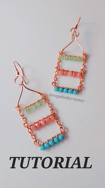Wire Wrapping Tutorial: Funky Square Crystal Chandelier Earrings | Handmade Glam