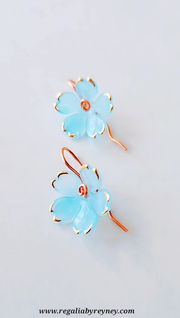 Easy Beginner-Friendly Wire Wrap Hook Earrings Tutorial with Glass Flowers