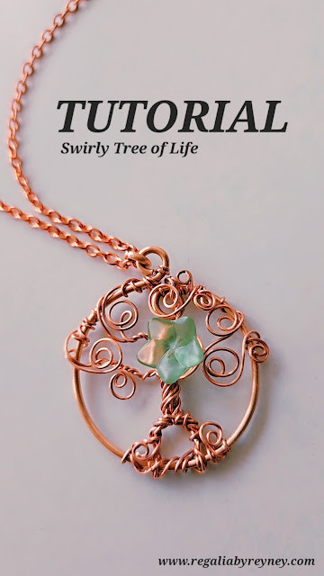 Swirly Tree of Life Wire Wrapped Pendant | Step-by-Step Jewelry Making