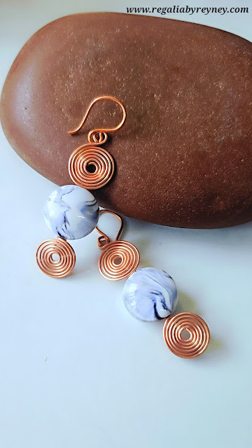 Wire Wrapped Swirly Chainlinks Necklace & Earrings Set | Beginner Friendly Jewelry Tutorial