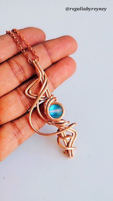 DiY Wire Wrapped Freestyle Music Note Pendant Tutorial