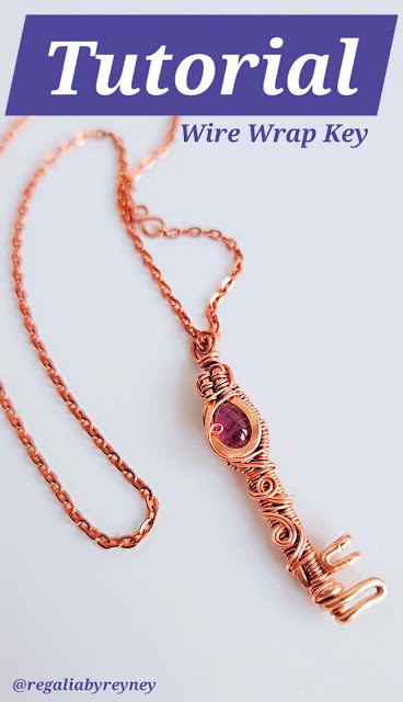 DiY Wire Wrapped Key Pendant Tutorial