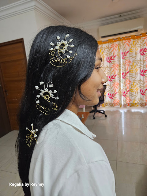 Free Jewelry Tutorial for Wire Wrap Bridal Hair Vines