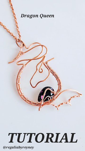DiY Wire Wrapped Dragon Pendant Tutorial