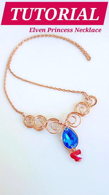 Elven Princess Diy Wire Wrap Necklace Tutorial