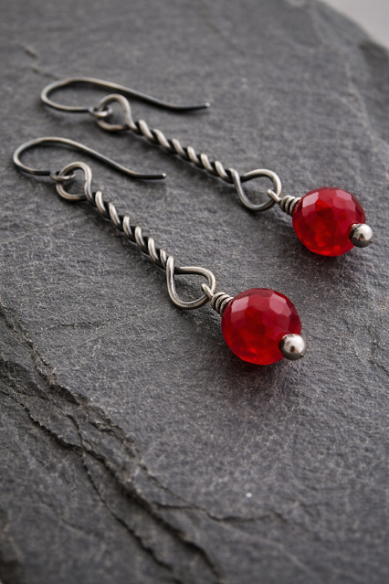 Wire Wrap Chain Link Crystal Dangles Free Jewelry Tutorial