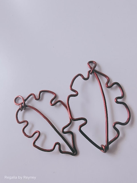 Free Jewellery Tutorial for Wire Wrap Leaf