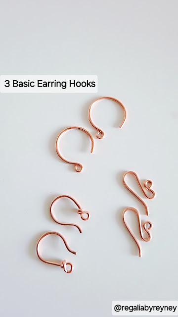 Learn to make Basic DIY Wire Wrap Earring Hooks - 3 types