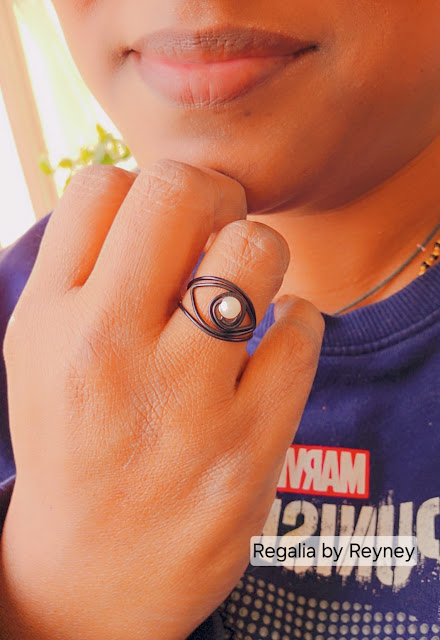 Wire Wrapped Evil Eye Charm Pendant and Adjustable Ring Tutorial