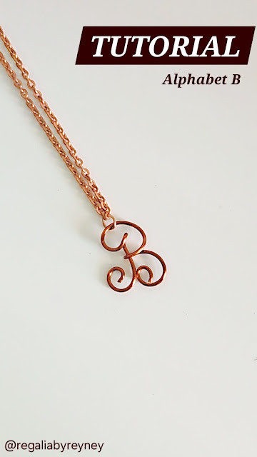 DIY Wire Wrap Alphabet B Tutorial