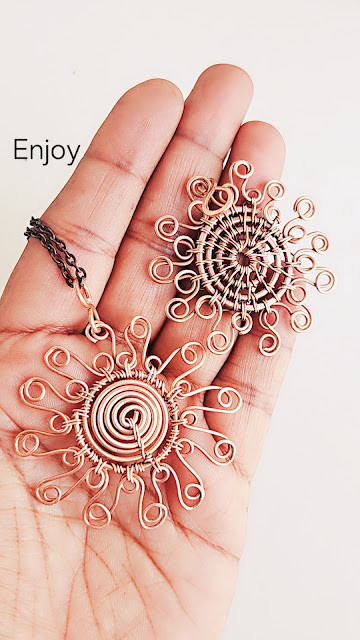 Wire Wrapped Snowflake Free Jewelry tutorial