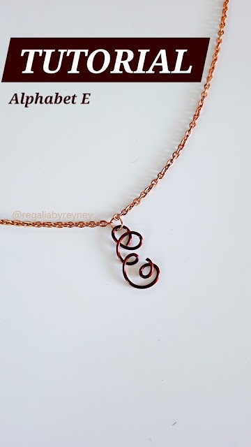 DIY Wire Wrap Alphabet E Tutorial