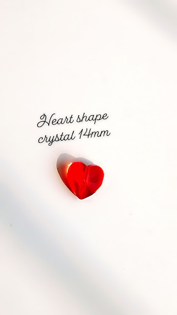 Wire Wrap Crystal Heart Necklace