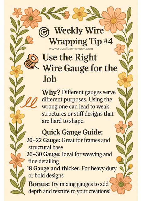 Weekly Wire Wrapping Tip #4