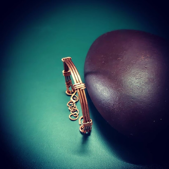 Mens Wire Wrap Bracelet Free Jewelry Tutorial